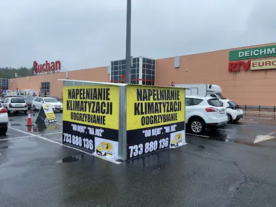 Klim-Car Napełnianie klimatyzacji samochodowej Parking Auchan
